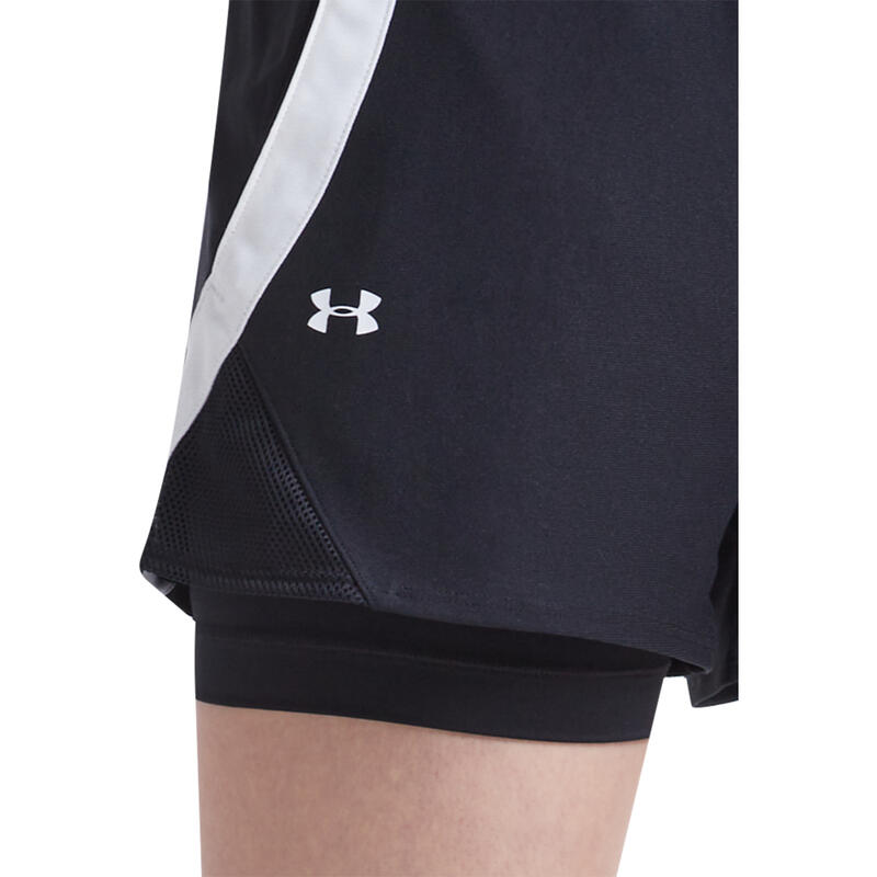 Calções Curtos Under Armor Play Up Preto Mulher