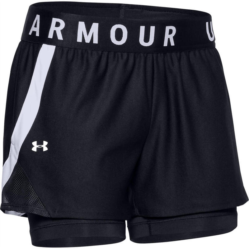 Short Under Armour Play Up Noir Femme