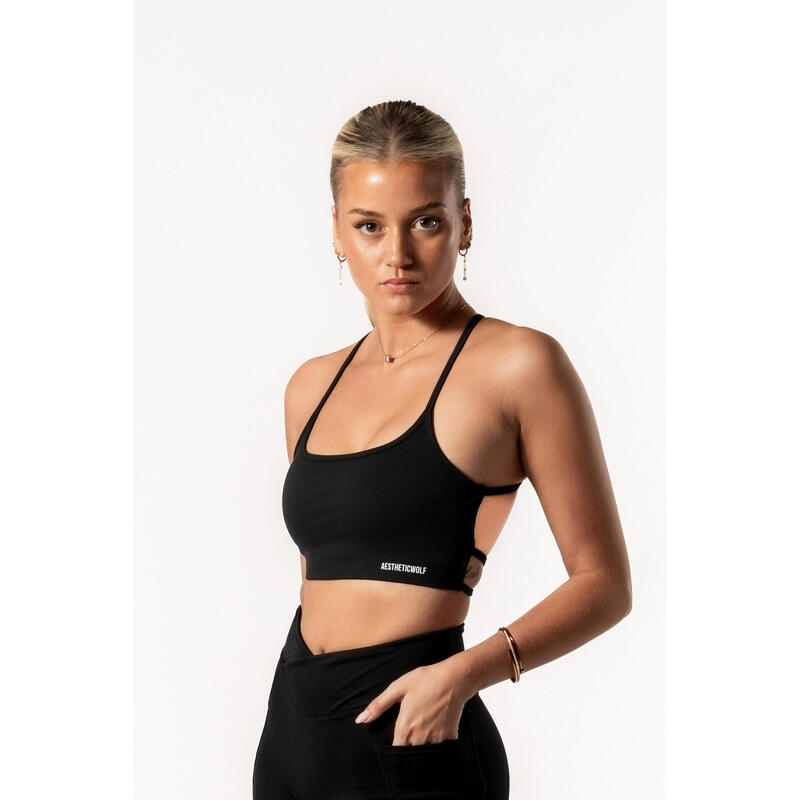 Luxe Series Soutien-gorge de sport - Fitness - Femmes - Noir