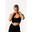 Sujetador deportivo Luxe Series Fitness Mujer Aesthetic Wolf Negro