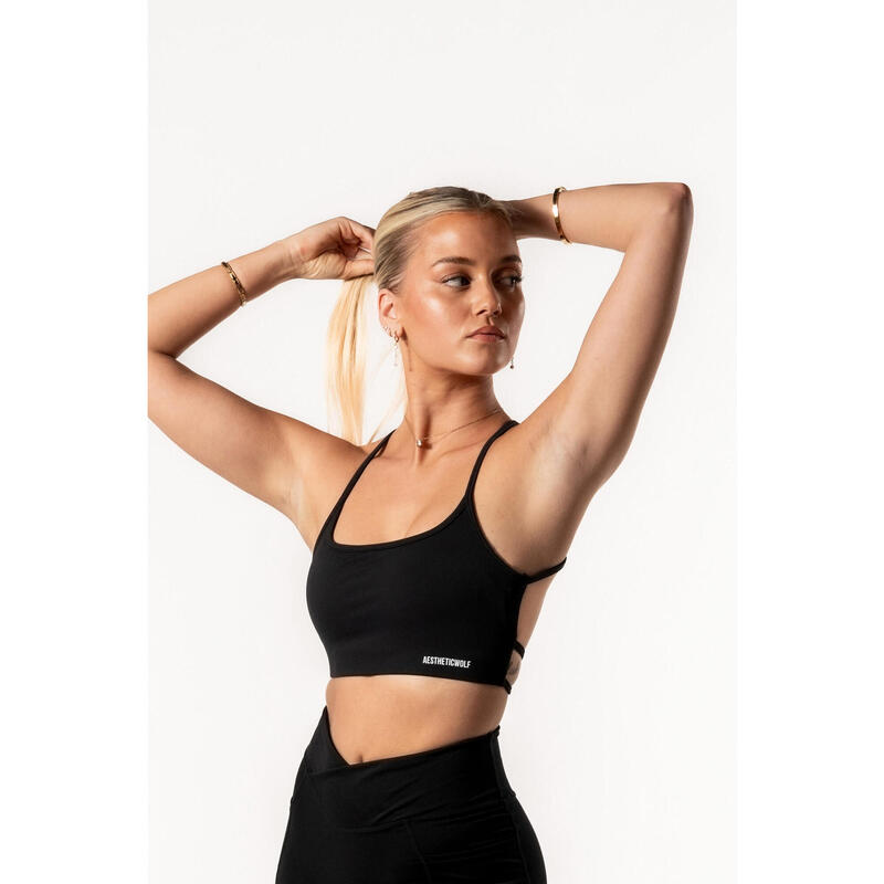 Luxe Series Soutien-gorge de sport - Fitness - Femmes - Noir