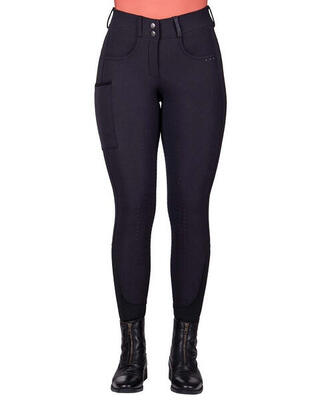 Pantaloni da equitazione full grip QHP Kae