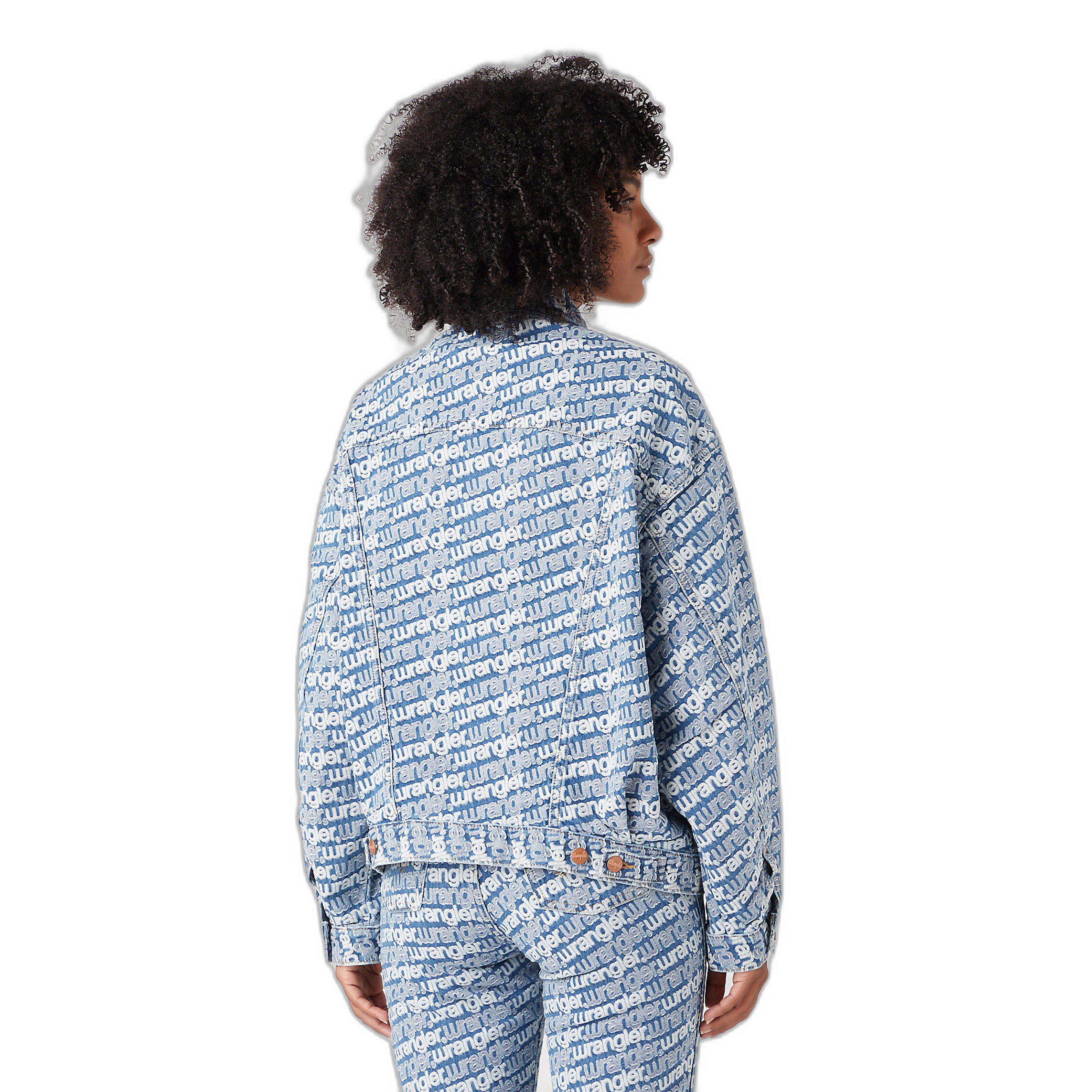 Veste en jean femme Wrangler Jumbo Truxker 3/4