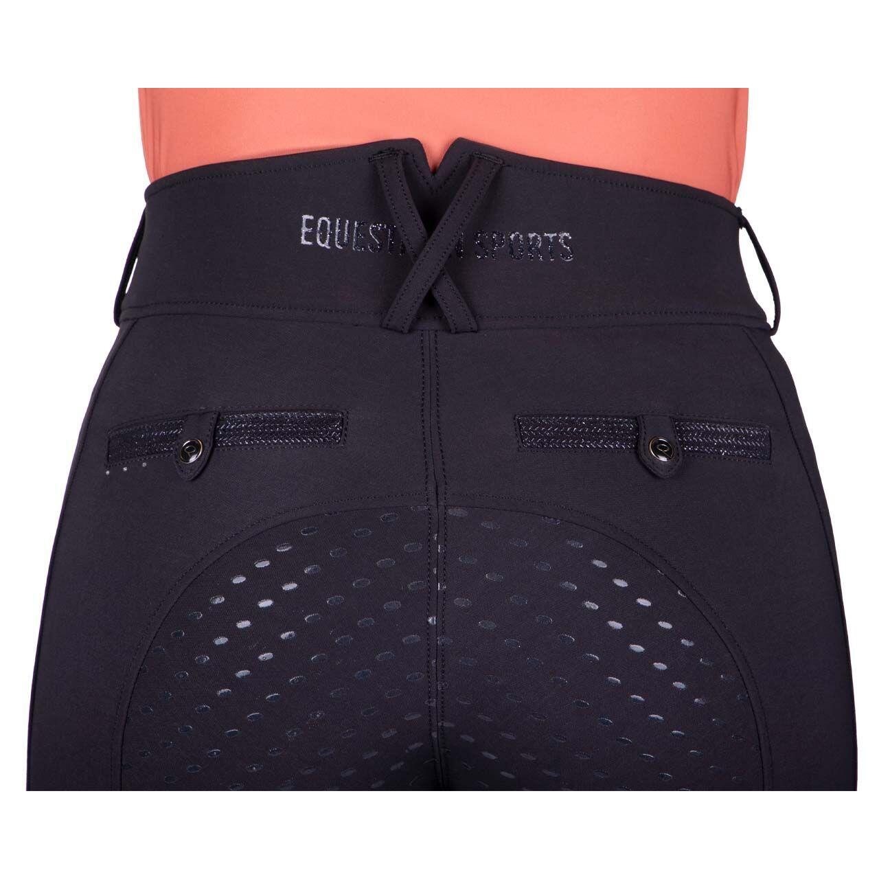 QHP Pantaloni da equitazione full grip Kae