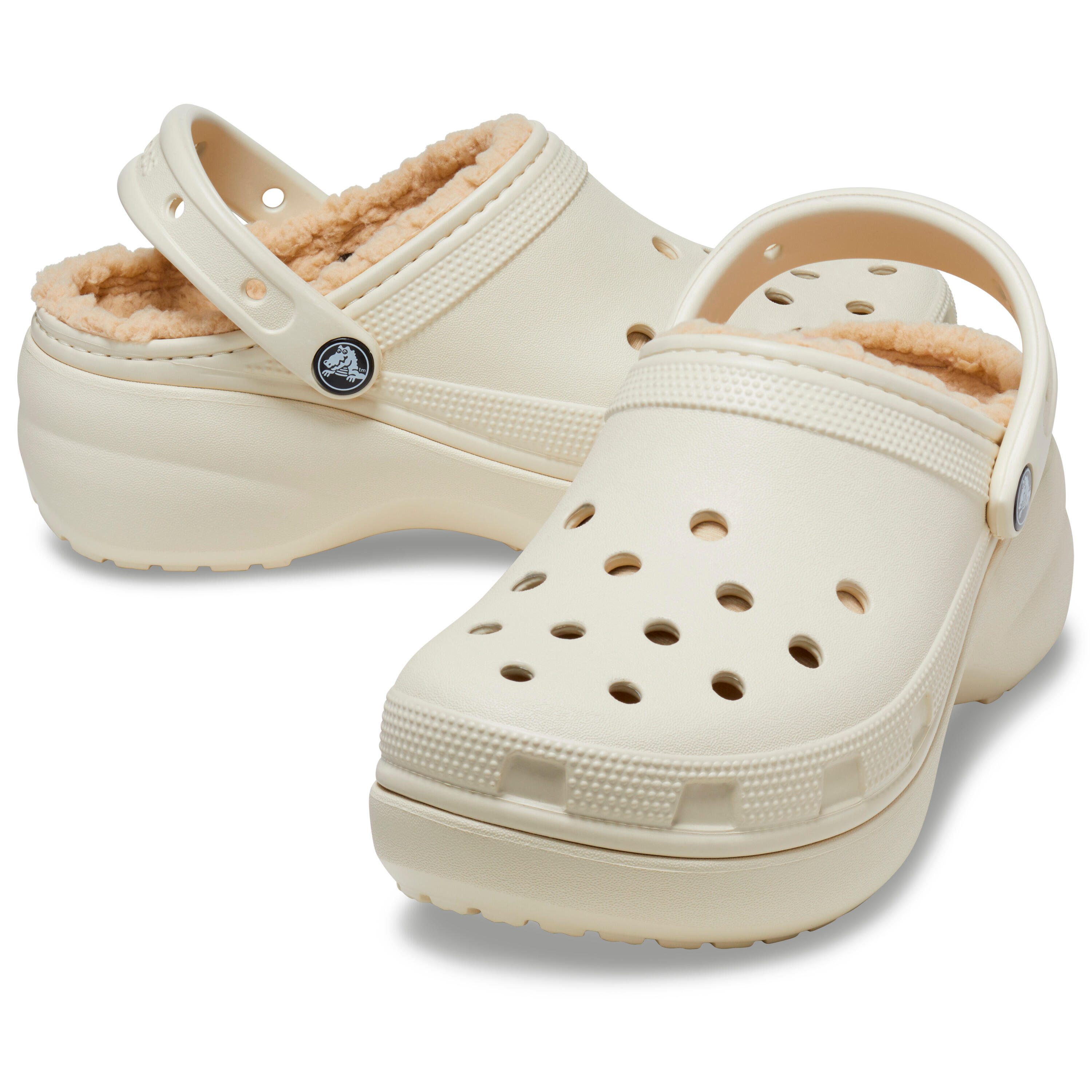 Zoccoli da donna Crocs Classic Platform Glitter 2/6