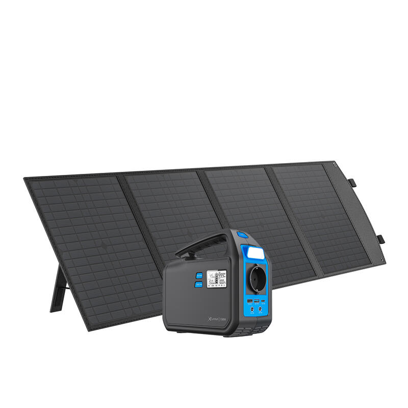 XLayer Bundle Mobile Powerstation 150W & Mobiles Solar Panel 80W