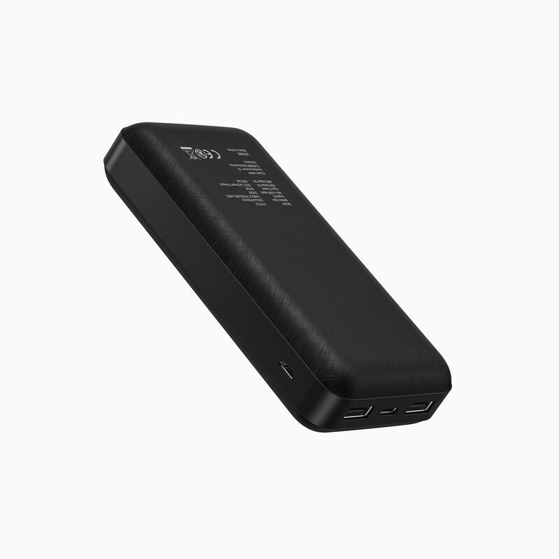 XLayer Powerbank Solid 20.000 mAh Black