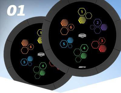 Trambulina Berg Favorit Regular GRI Level cu plasa Comfort 430 6/6