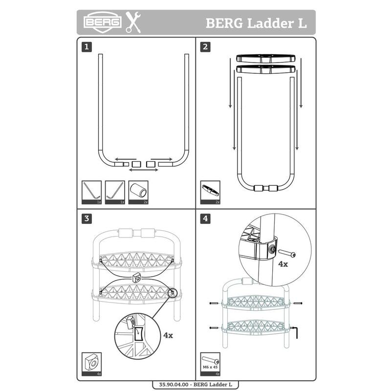 BERG Leiter L für Trampolin