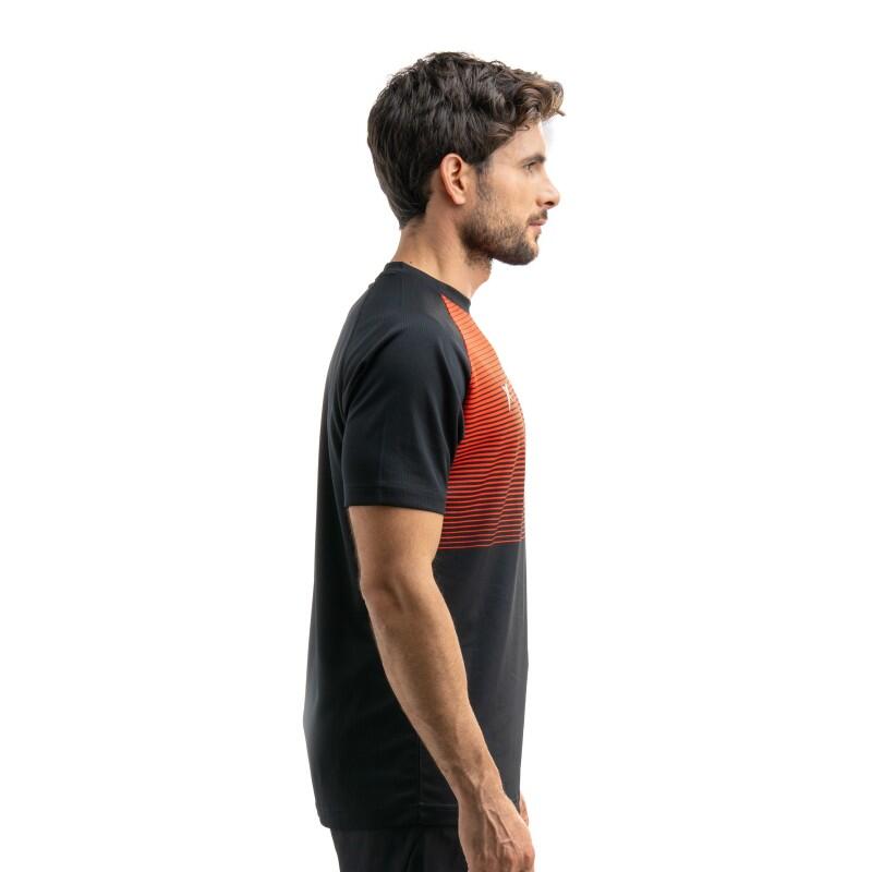 Camiseta masculina Drop Shot Silas JMD técnica de manga curta 3/5