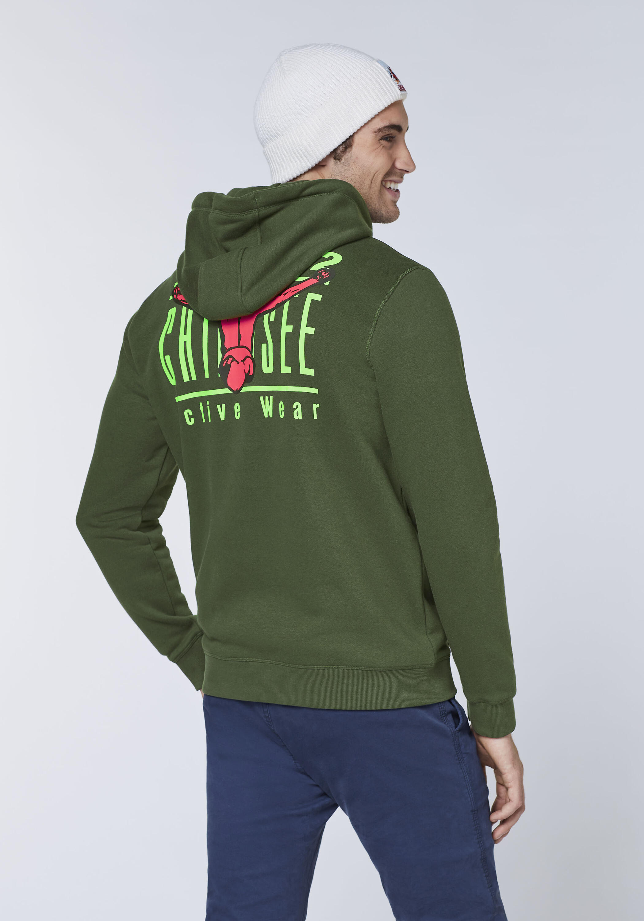 Sweatjacke mit Kapuze und Jumper-Motiven 4/6