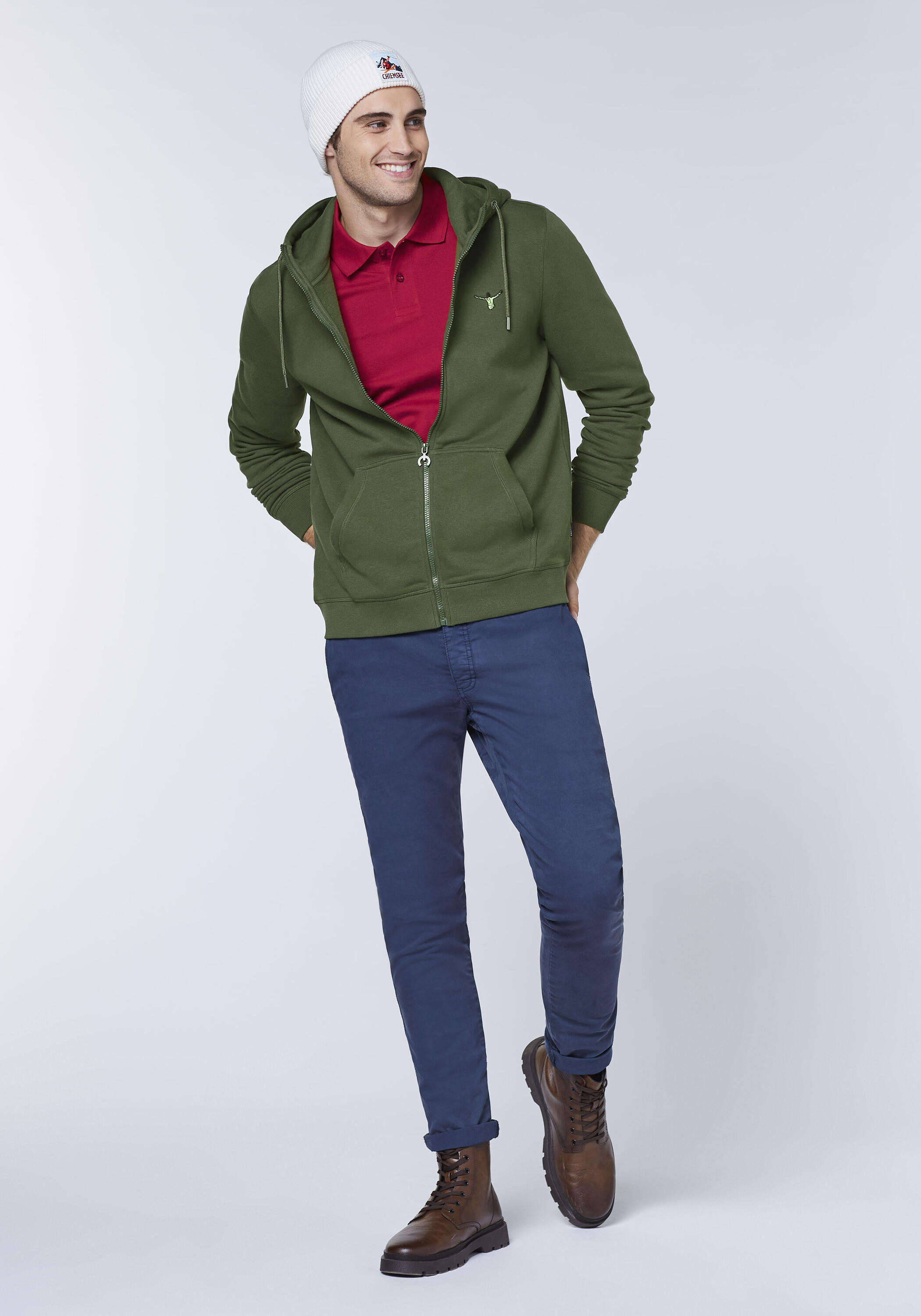 Sweatjacke mit Kapuze und Jumper-Motiven 5/6
