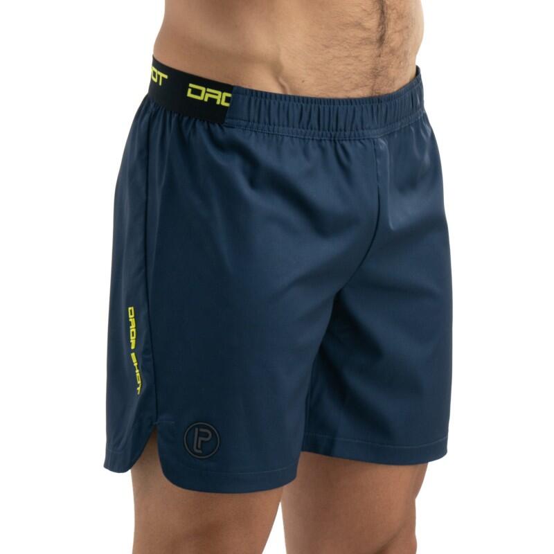 Pantaloncini tecnici Drop Shot Zaven da uomo di colore blu lime 2/7