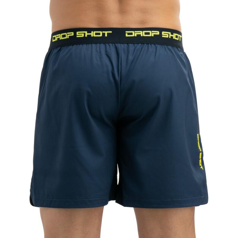 Drop Shot Zaven Short technique pour homme Bleu lime