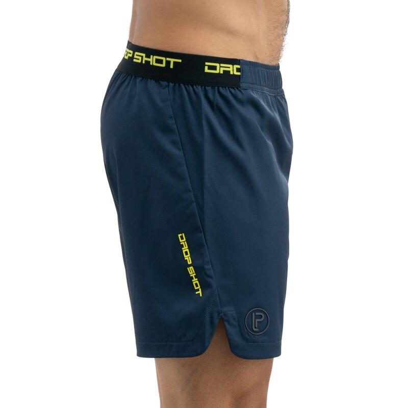 Pantaloncini tecnici Drop Shot Zaven da uomo di colore blu lime 3/7