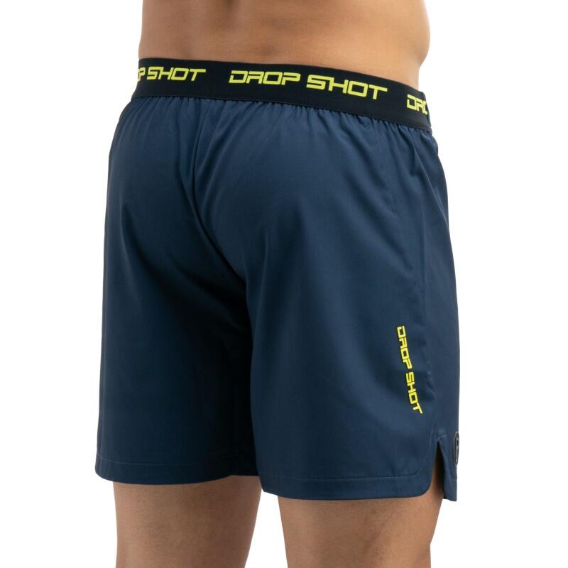 Pantaloncini tecnici Drop Shot Zaven da uomo di colore blu lime 4/7
