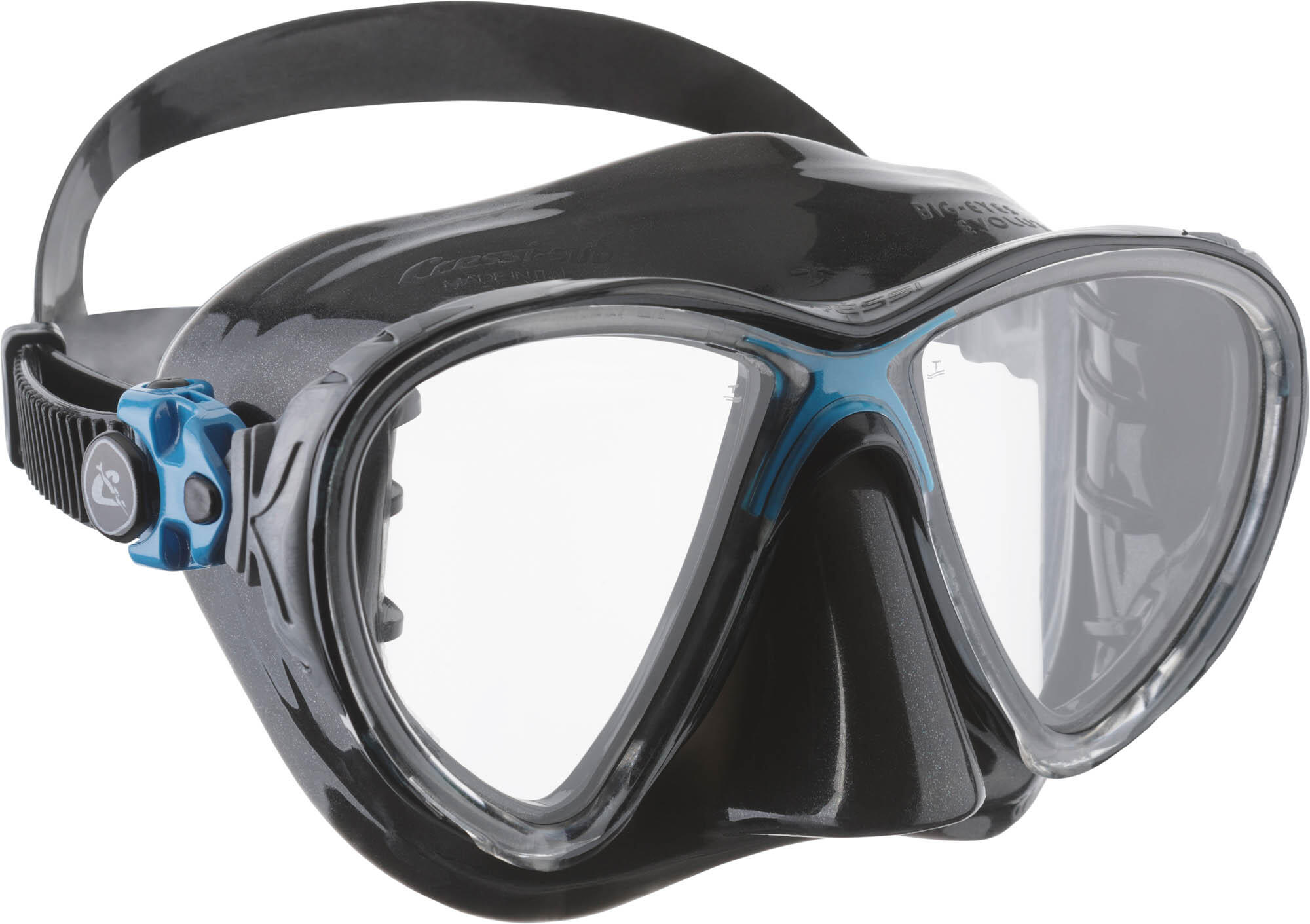 Set Maschera + Snorkel CRESSI Big Eyes Evolution & Alpha Ultra Dry - Per Snorkeling E Immersioni - Foto 10