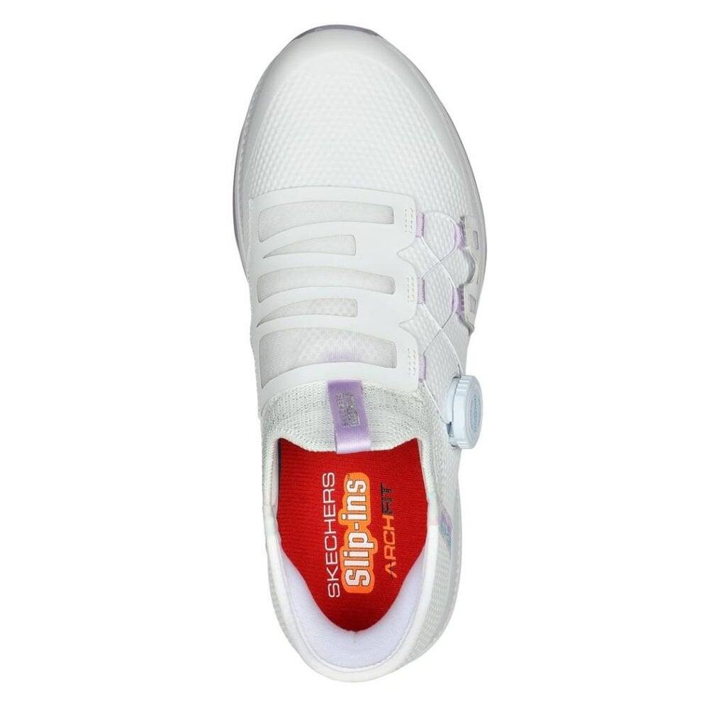 Skecher GO GOLF ELITE 5 SLIP'IN Womens Shoes - White/Lavender 2/5