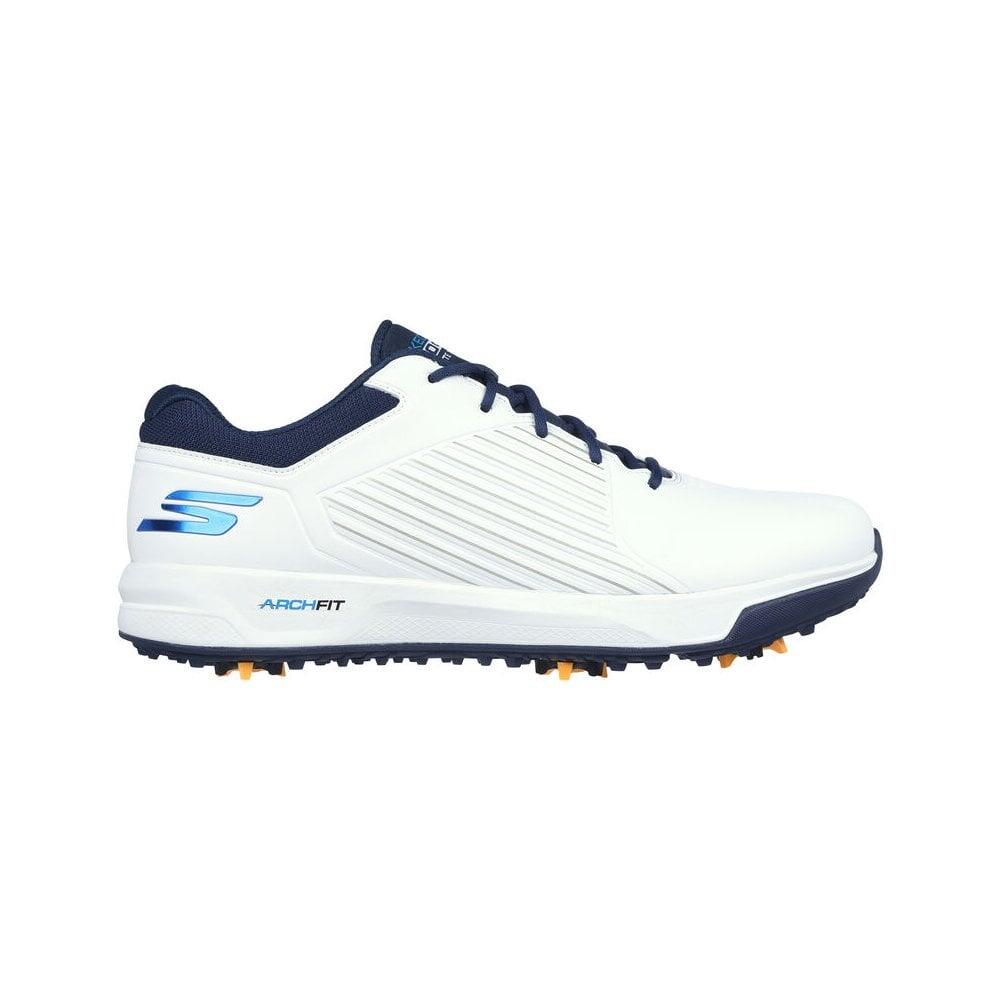 Skecher GO GOLF ELITE VORTEX Golf Shoes - White/Navy/Blue 5/5