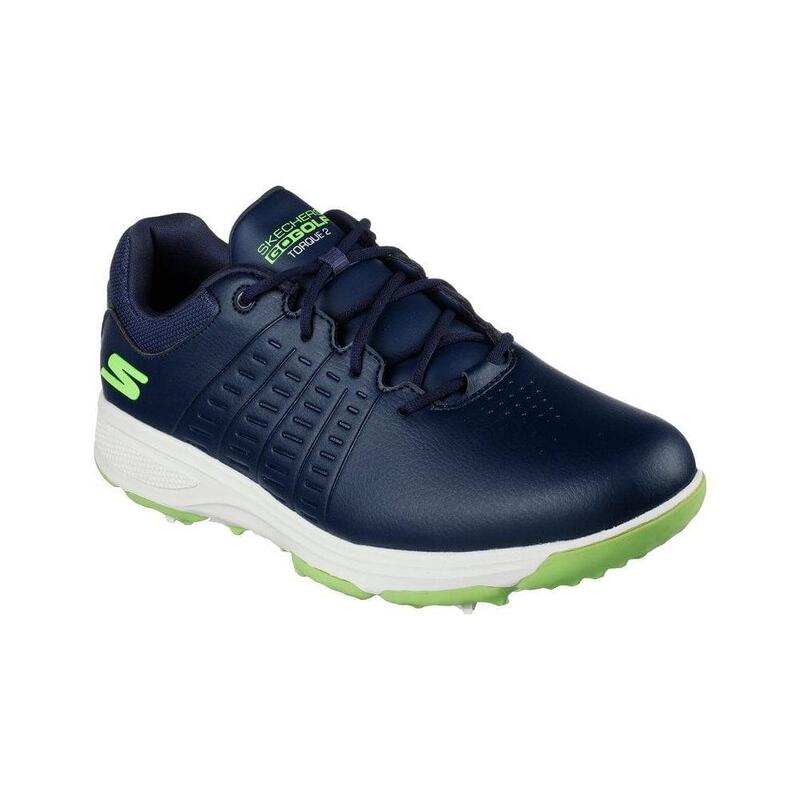 Zapato de golf Skechers Go Golf Torque-2 para Hombre con tacos, Navy/Lime