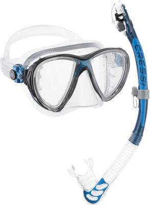 Set Snorkeling Combinato Cressi COMBO BIG EYES EVOLUTION+ALPHA UTRA DRY