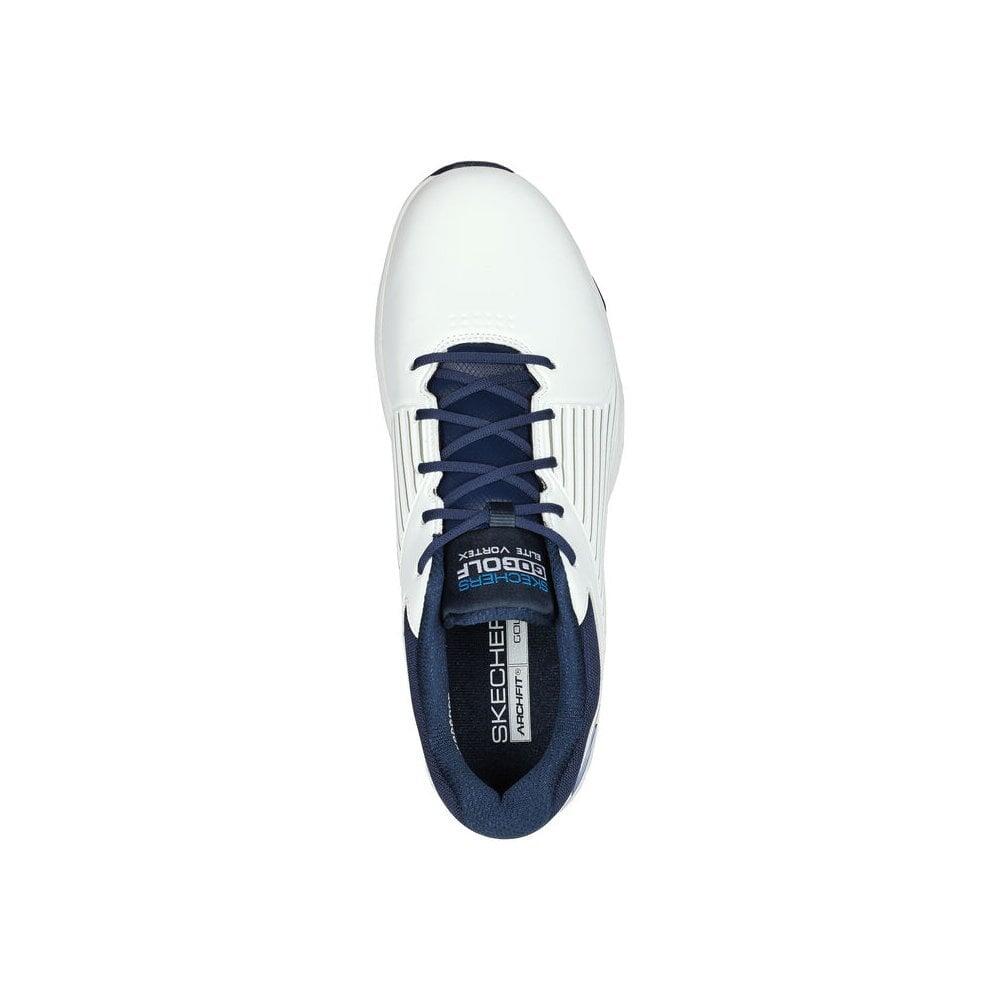 Skecher GO GOLF ELITE VORTEX Golf Shoes - White/Navy/Blue 2/5