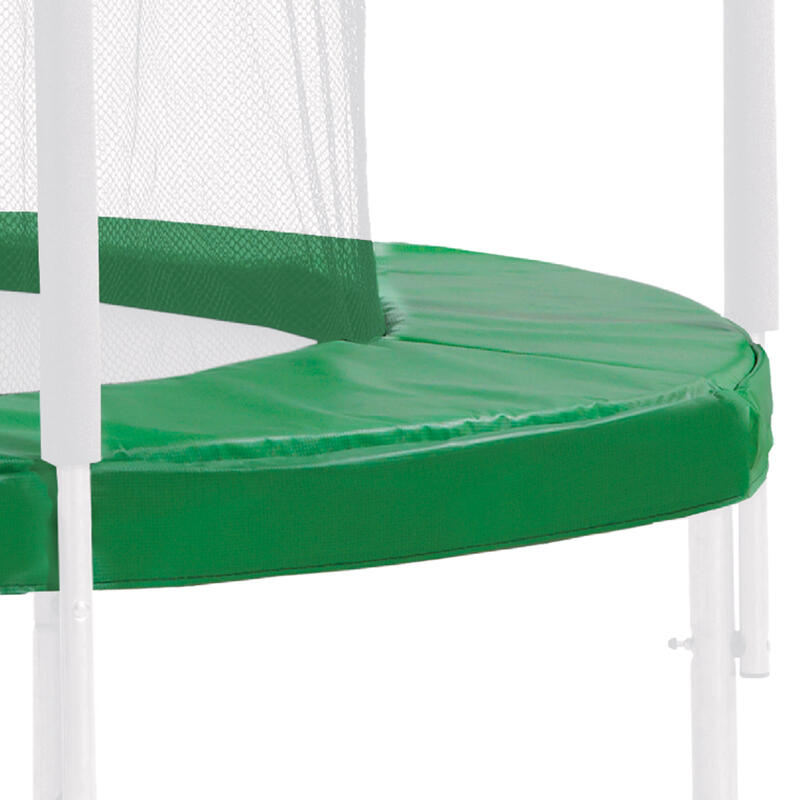 Coussin PVC vert de protection pour trampoline Ø 430 cm