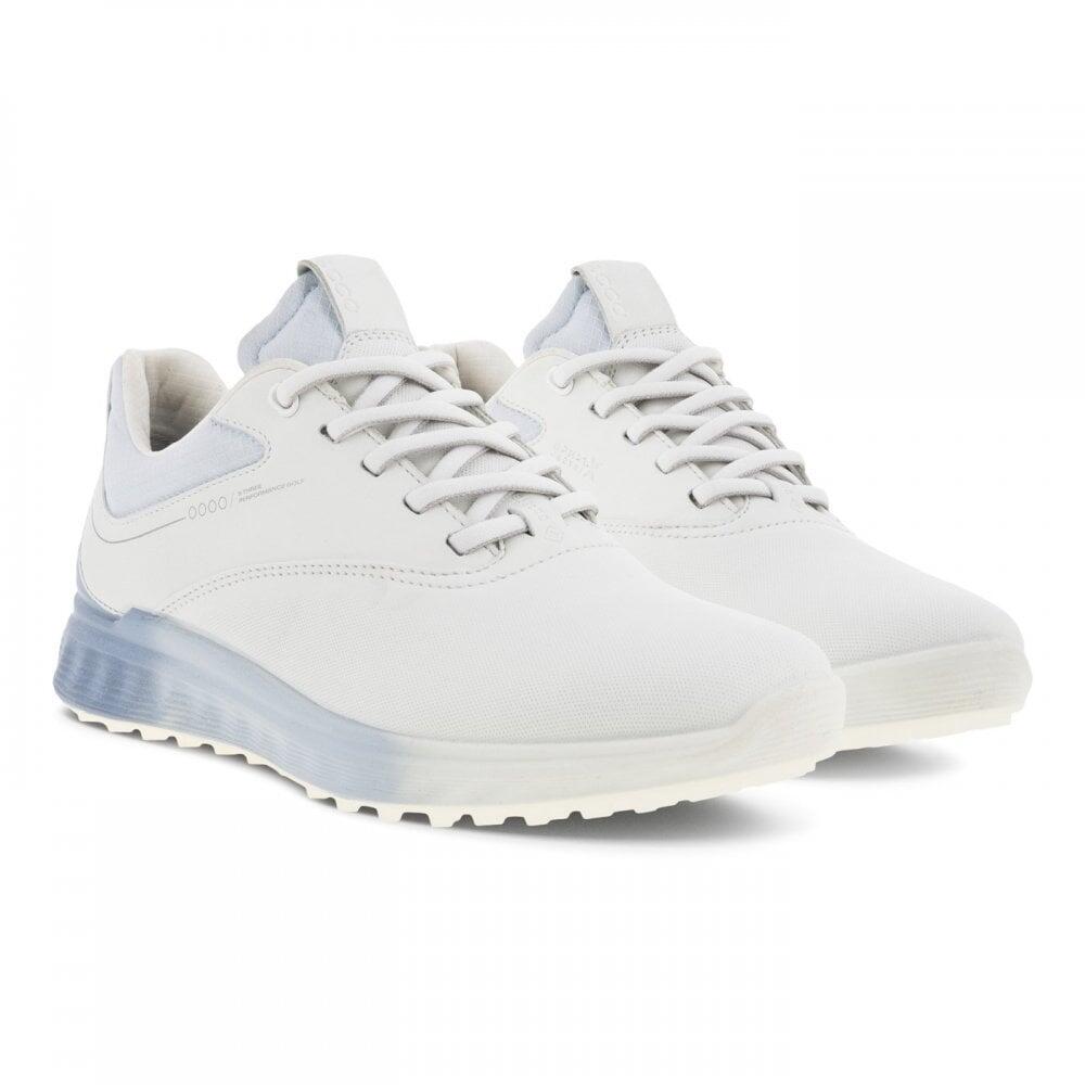 ECCO ECCO W Golf S-Three Golf Shoes WHITE/DUSTY BLUE/AIR