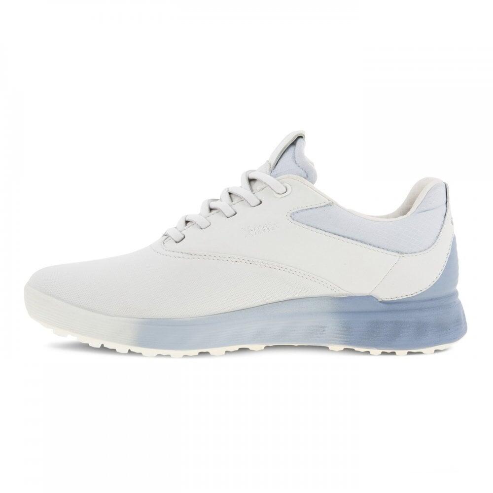 ECCO W Golf S-Three Golf Shoes WHITE/DUSTY BLUE/AIR 2/5
