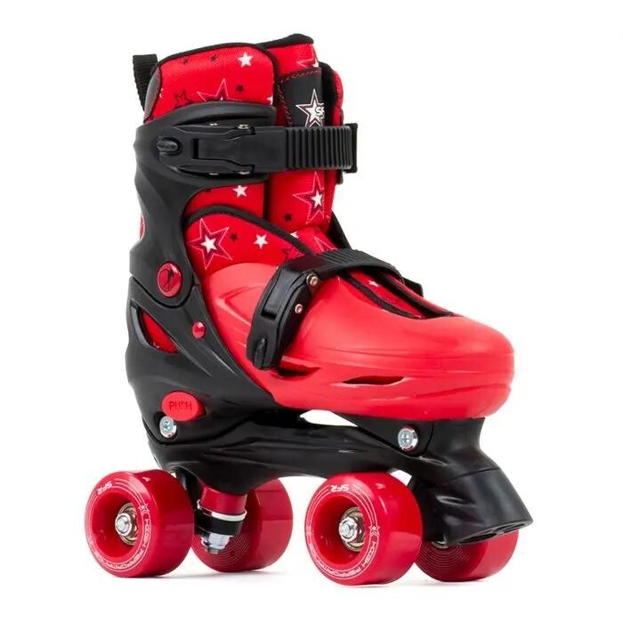 SFR Nebula Adjustable Quad Skates Red 4/4