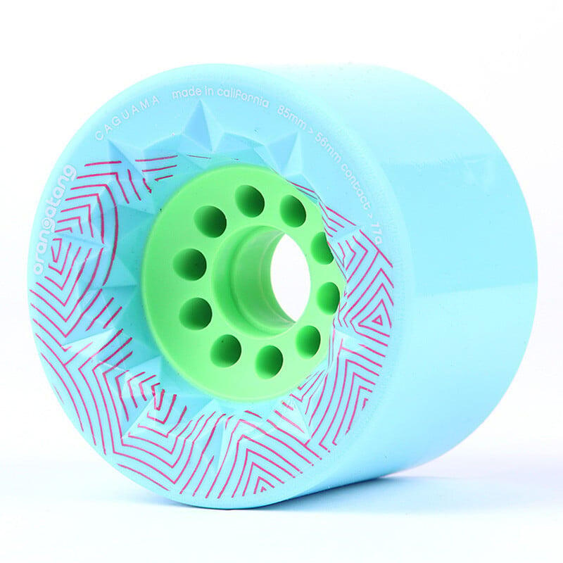 Orangatang Caguama-Räder 85 mm blau