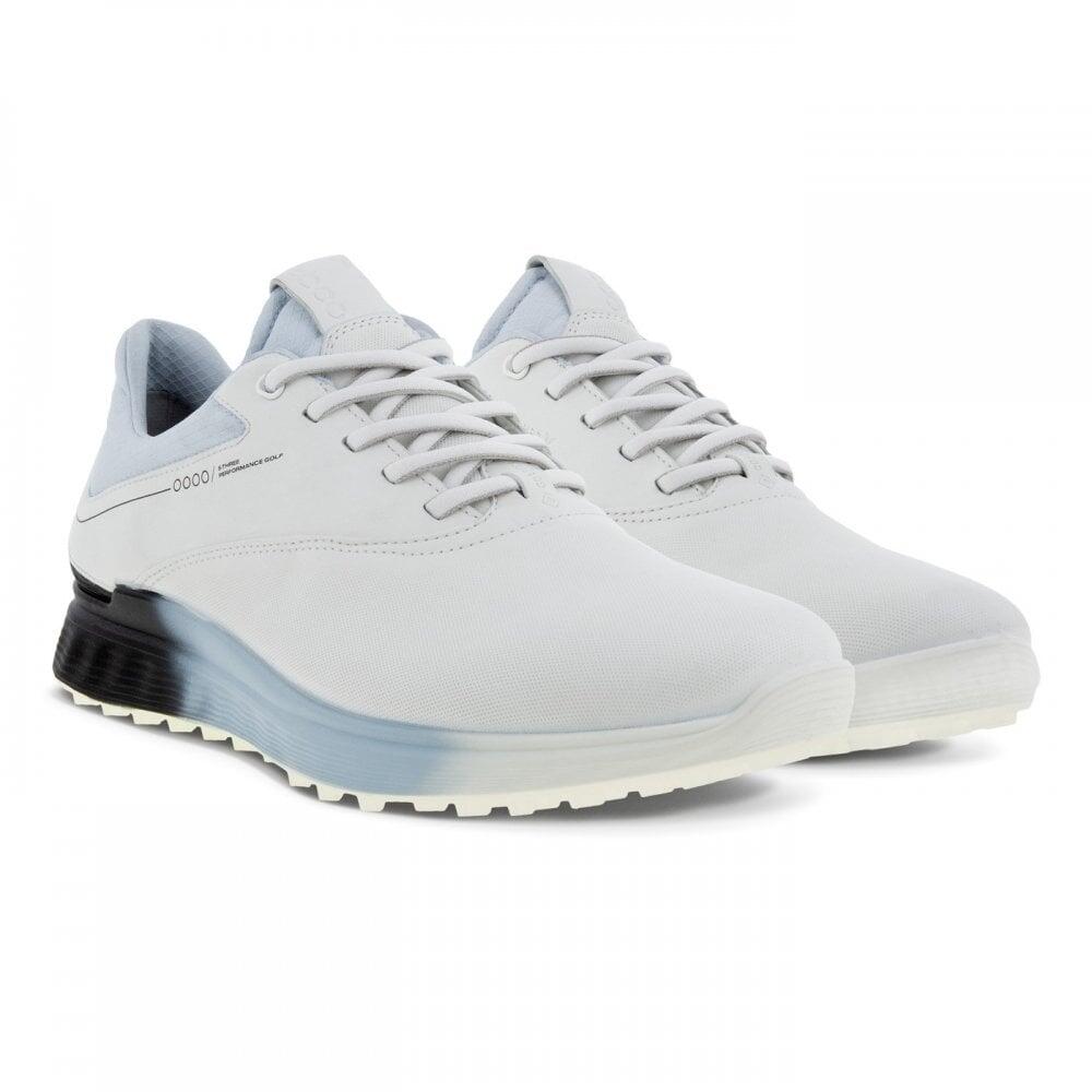ECCO ECCO M Golf S-Three Golf Shoes WHITE/BLACK/AIR