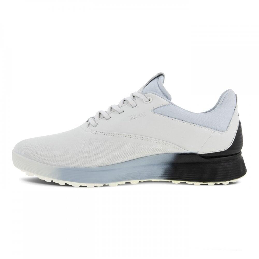 ECCO M Golf S-Three Golf Shoes WHITE/BLACK/AIR 2/5