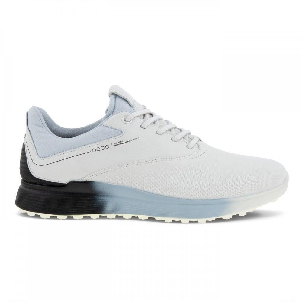 ECCO M Golf S-Three Golf Shoes WHITE/BLACK/AIR 3/5