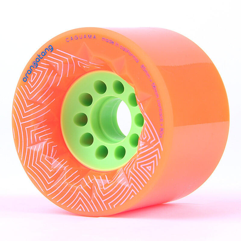 Kolečka Skateboard - Sk8 - Caguama - 85 mm - Oranžová - Orangatang