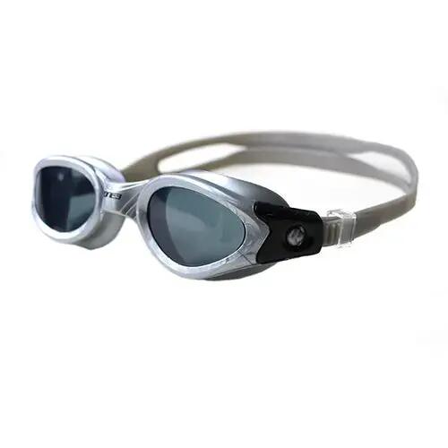 Apollo Swim Goggles Adult TINTED LENS SILVER/GREY/BLACK