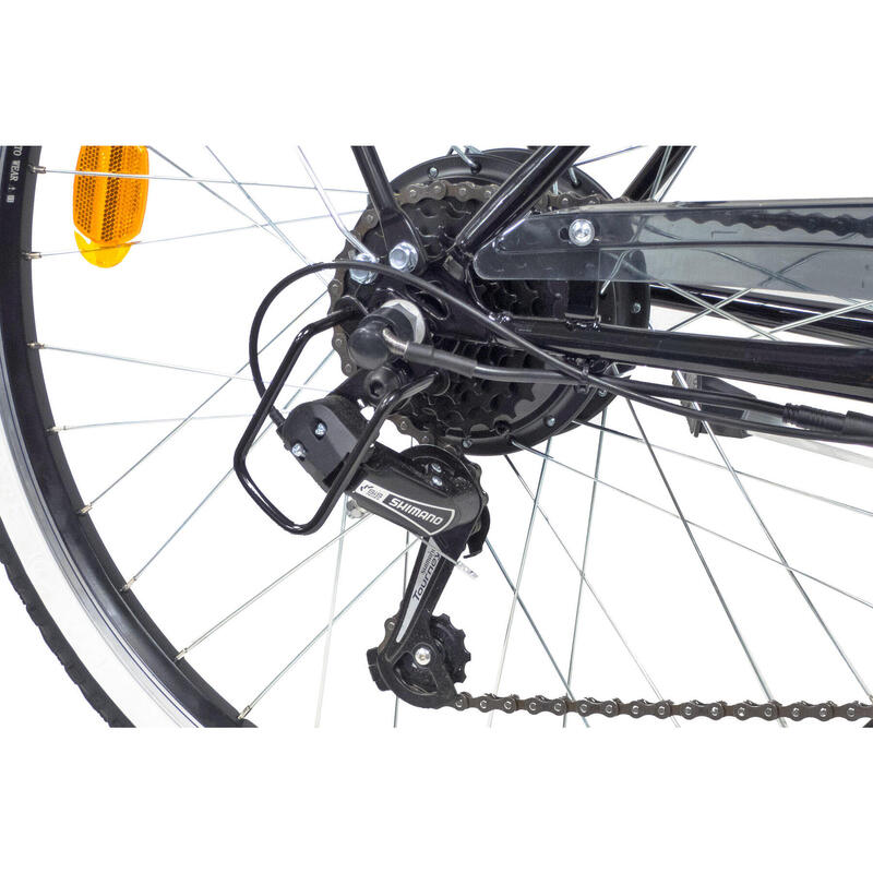 Villette le Debutant, elektrische fiets, 26 inch, 6 versnellingen, zwart