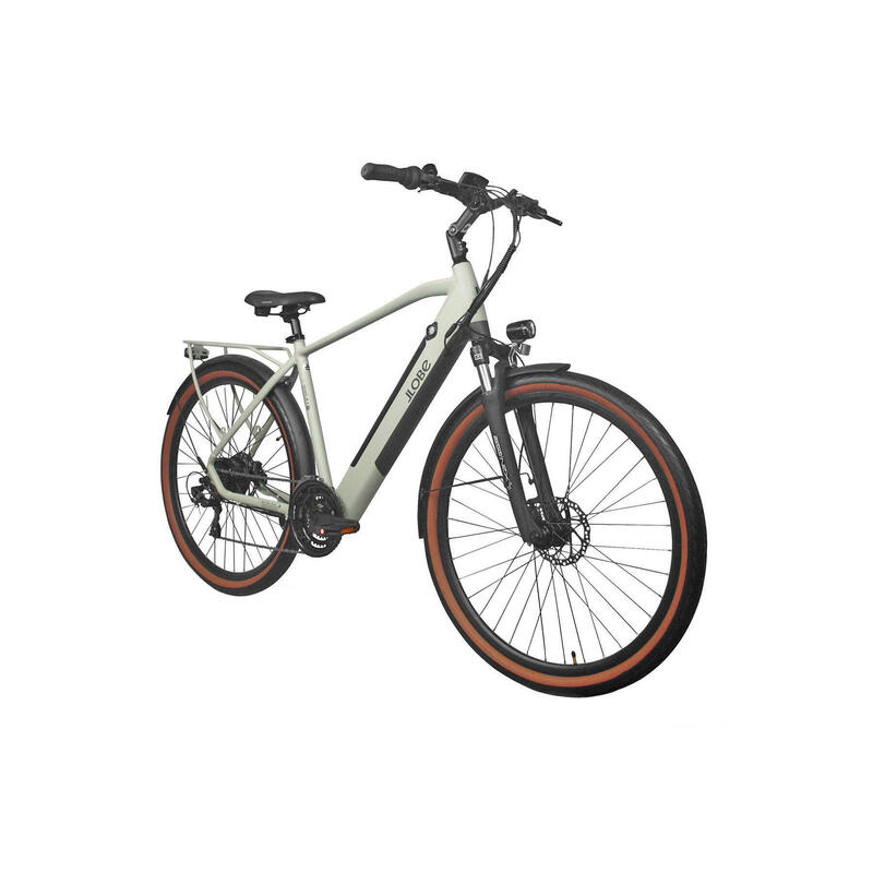 Llobe elektrische trekkingbike Utah heren 52cm 12.8Ah grijs