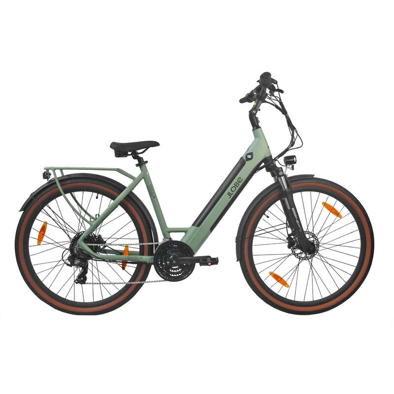 Llobe elektrische trekkingbike Utah dames 52cm 12.8Ah groen