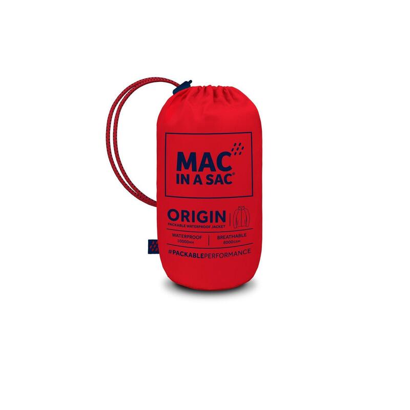 Mac in a Sac - Regenmantel - Rot