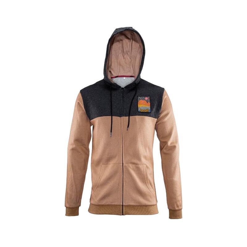 Sudadera con capucha y cremallera Premium Desert