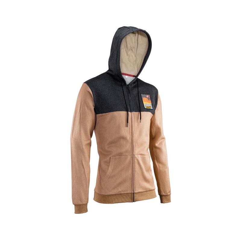 Sudadera con capucha y cremallera Premium Desert