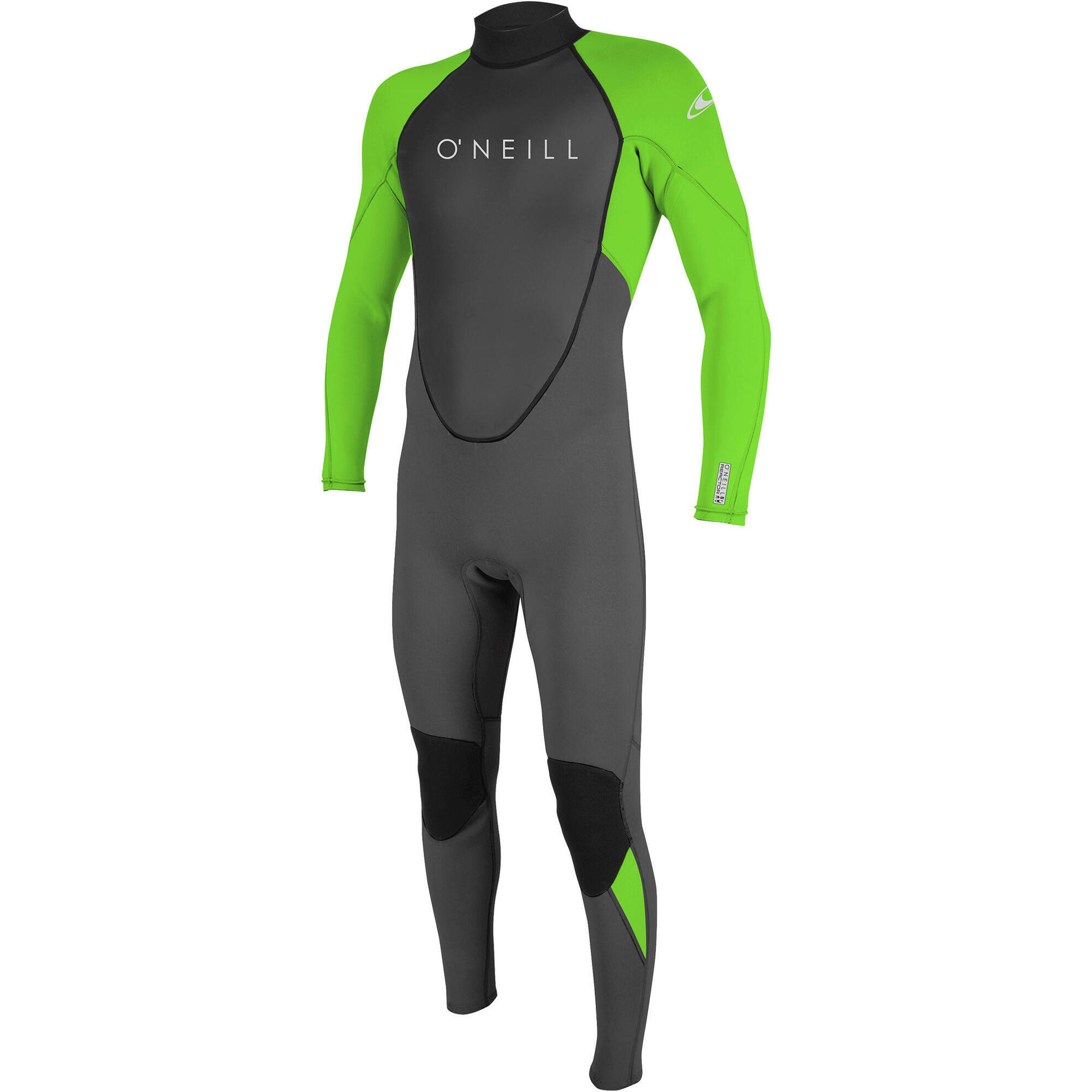 Photos - Wetsuit ONeill O'neill Youth Reactor Ii 3/2mm Back Zip  - Graphite / Dayglo 