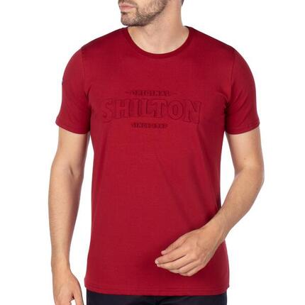 T-shirt manches courtes relief homme