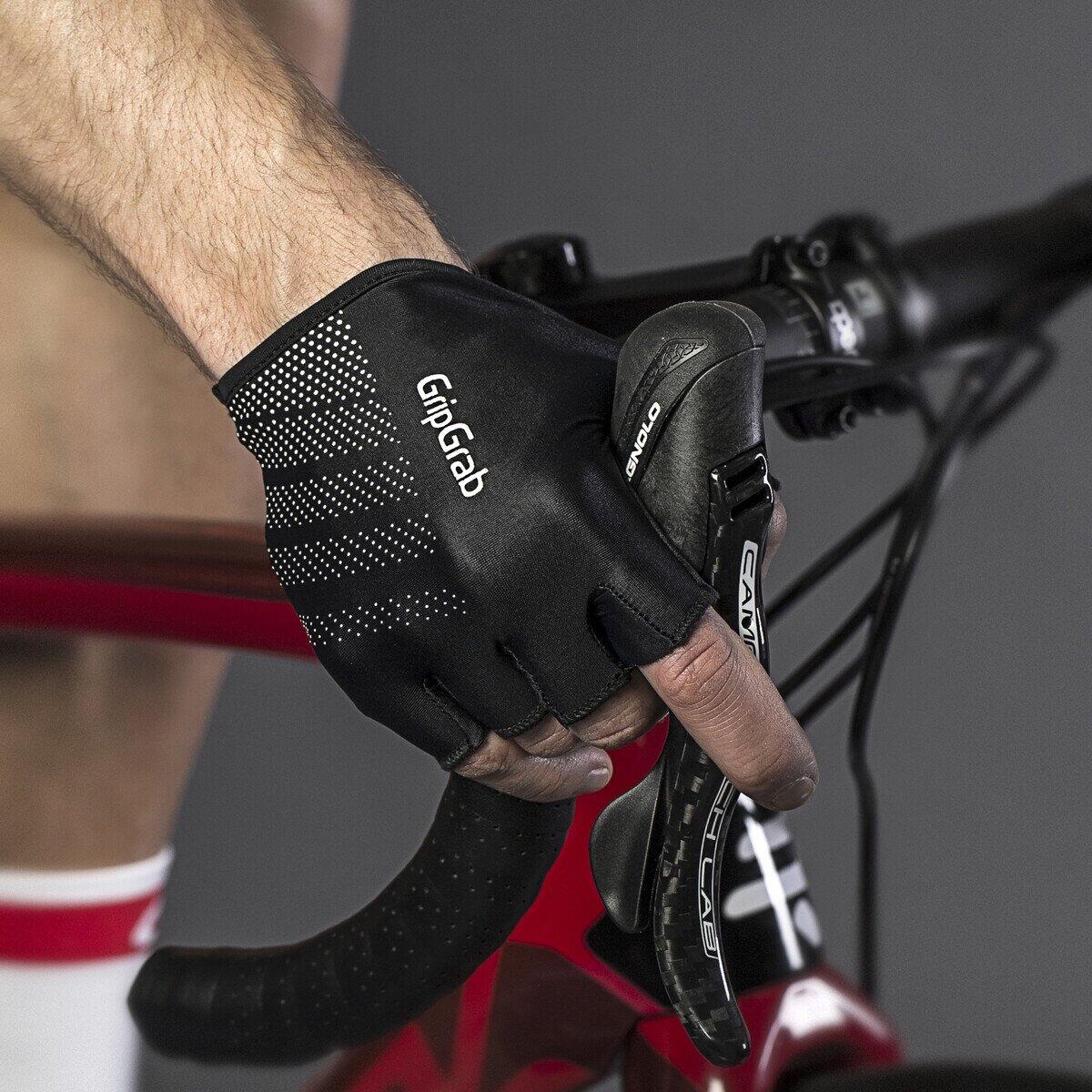 Fietshandschoenen korte vinger maat S - EasyRider Padded zwart 7/7