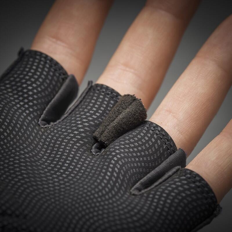 Fietshandschoenen korte vinger maat XXL - EasyRider Padded zwart