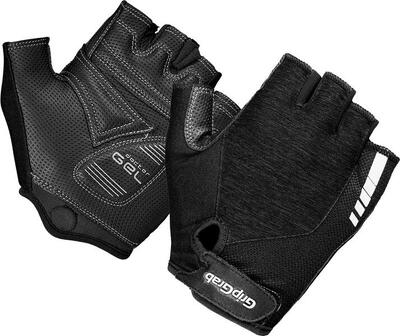 Fietshandschoenen korte vinger zomer maat xs - women's progel padded zwart