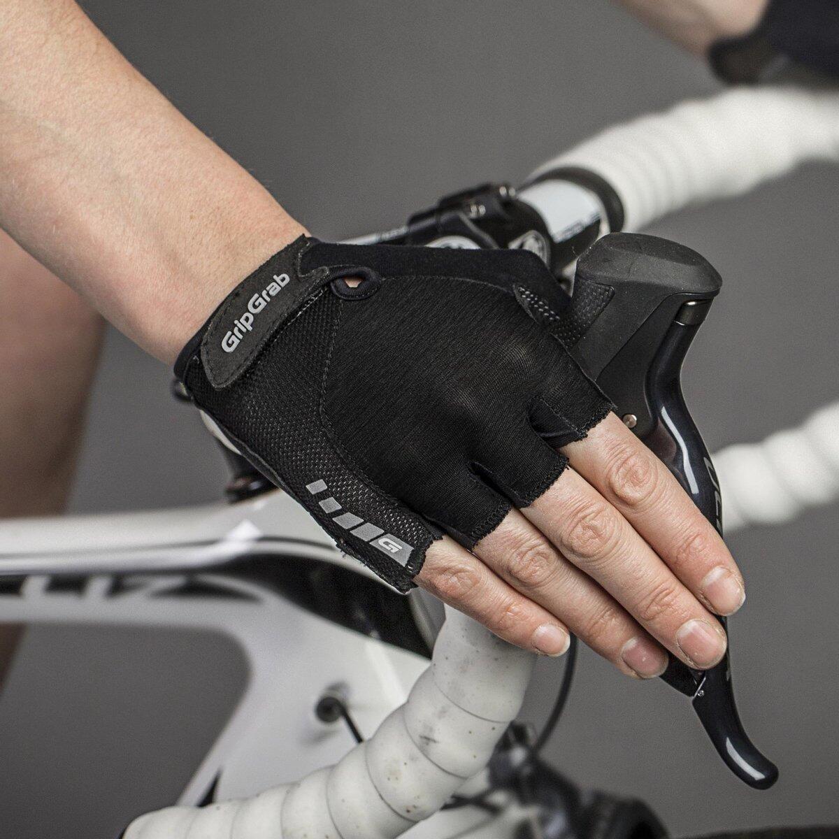 Gants de cyclisme doigts courts été taille XS - ProGel Padded noir pour femme 4/7