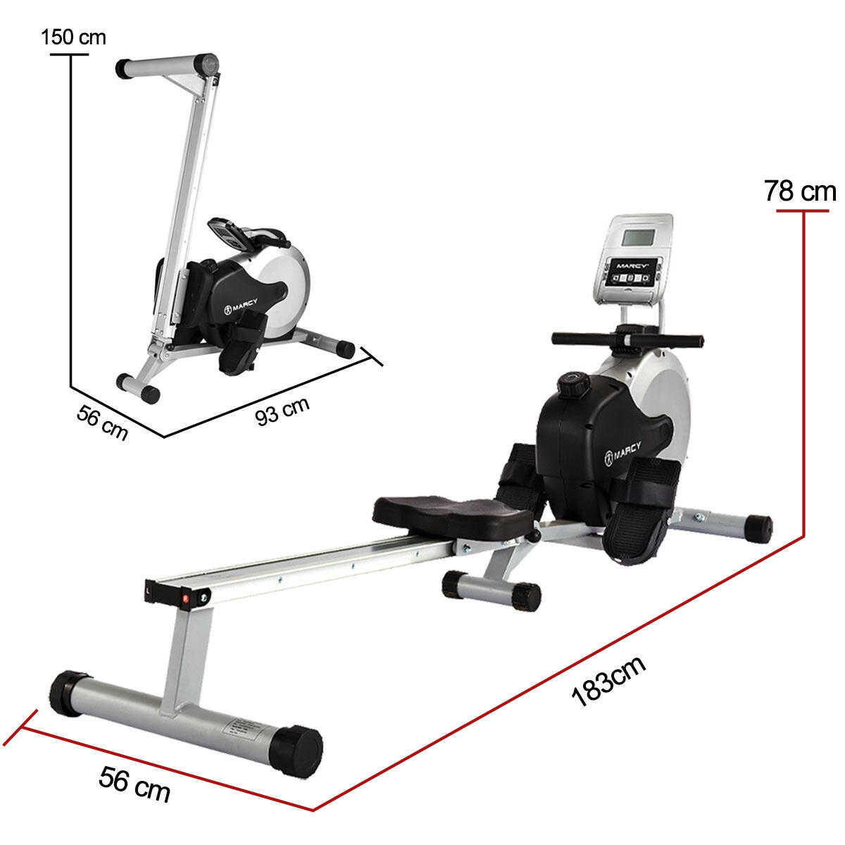 MARCY HENLEY RM413 ROWING MACHINE 7/7