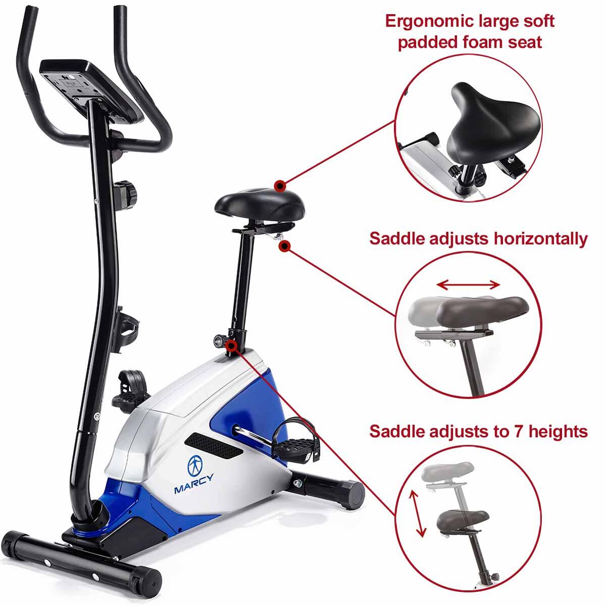 MARCY AZURE BK1016 UPRIGHT EXERCISE BIKE 5/7